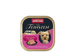 ANIMONDA paštika Vom Feinsten MINI - telecí, šunka, bazalka pro psy 100 g