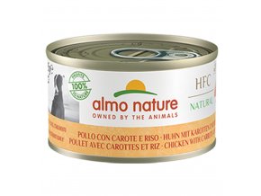 Almo Nature HFC DOG - Kuřecí s mrkví a rýží 95g