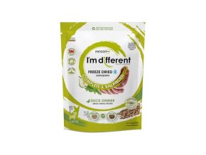 I´M DIFFERENT Duck DINNER, mrazem sušené raw krmivo s kachnou, 397 g