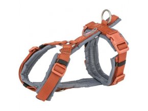 Premium trekingový postroj, rezavá/grafit (Velikost trekingového postroje PREMIUM XL: 80-97 cm/25 mm)