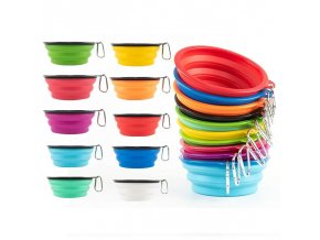 1000ml Large Collapsible Dog Pet Folding Silicone Bowl Outdoor Travel Portable Puppy Food Container Feeder Dish.jpg