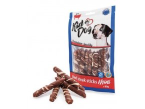 KIDDOG hovězí steak na buvolí tyčince 7 8cm 80 g