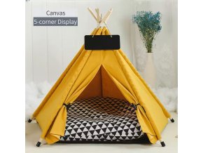 Kvalitní teepee pro psy i kočičky - 3 velikosti/12 barev (Barva Bílá, Velikost S)