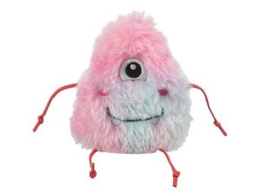 Monster příšerka jednooká 12 cm, s catnipem, plyš, růžová/světlemodrá
