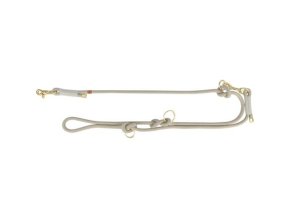 Soft Rope prodlužovací kulaté tkané vodítko, šedá/světlešedá (Velikost vodítka SOFT ROPE prodlužovací XS-S: 2,00 m/ 6 mm)