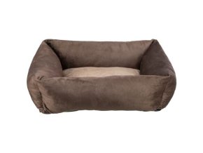 Obdélníkový recyklovaný pelech LIONEL, fleece, hnědá/béžová (Velikost obdélníkového pelechu LIONEL 105 x 80 cm)