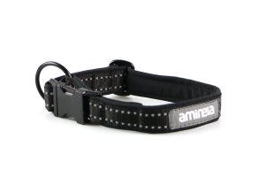 Aminela obojek se sponou Sport & City 25mm/35-60cm, černá