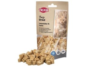 Freeze Dried - mrazem sušené pamlsky s jehněčím a lososem, 25 g