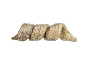 Denta Fun Curl - buvolí kůže s treskou, kroucený pamlsek, 12 cm/25 g