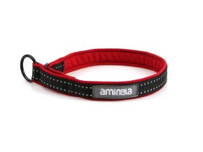 Aminela obojek polostahovací Sport & City 25mm/48cm + 5cm, červená