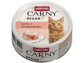 ANIMONDA konzerva CARNY Ocean - losos + sardinky 80g