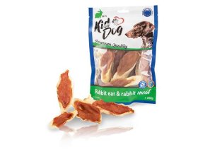 KIDDOG králičí ucho plněné králičím masíčkem 250 g