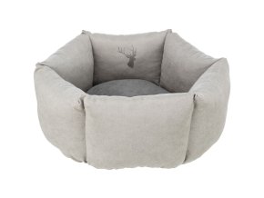Pelech LENI kulatý s vysokým okrajem, ø 55 cm, písková/šedá