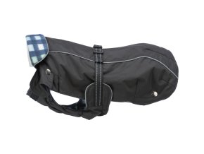 Outdoorový kabátek ROUEN 2v1, střih buldok, černá/modrá (Velikost oblečku ROUEN M:52cm, hruď:54-84cm, krk:54-66cm)