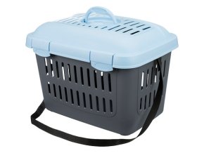 Transportní box MIDI CAPRI 44x33x32cm max.do 5kg TRIXIE, - modro/šedá