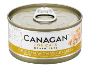 Canagan Cat konzerva - Kuře se zeleninou 75 g