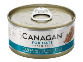 Canagan Cat konzerva - Tuňák a mušle 75 g