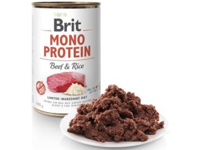 Brit Mono Protein konzerva Beef & Rice 400 g
