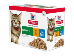Hill's Science Plan Feline Kitten kapsička Chicken & Ocean Fish 12 x 85 g