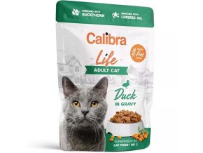 Calibra Cat Life kapsička Adult Duck in gravy 85 g
