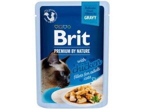 Brit Premium by Nature Cat Delicate Fillets in Gravy with Chicken 85 g