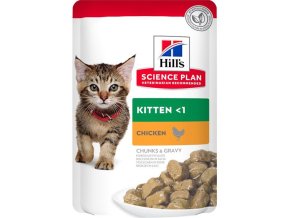 Hill's Science Plan Feline Kitten Chicken kapsička 12 x 85 g