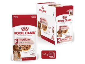 Royal Canin Canine kapsička Medium Adult (Multipack 10x140 g)
