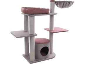 Škrabadlo Roselle Starla Flamingo 119x42,5x104 cm šedé