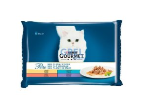 Gourmet Perle Cat kapsička minifiletky maso (Multipack 4 x 85 g)