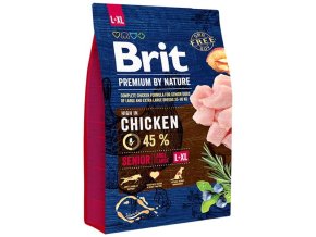 Brit Premium by Nature Dog Senior (L+XL) 3 kg