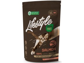 Nature's Protection Cat Dry LifeStyle GF Kitten Salmon 400 g