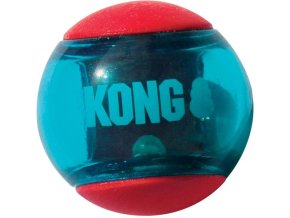 Hračka guma KONG Squeezz Action Ball Red (vel. L) 2 ks