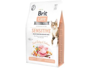 Brit Care Cat Grain-Free Sensitive Healthy Digestion & Delicate Taste 2 kg
