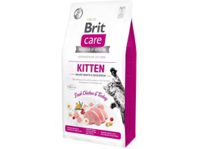 Brit Care Cat Grain-Free Kitten Healthy Growth & Development Chicken+Turkey 7 kg