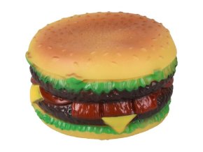 Hračka vinyl Hamburger 9,5 cm Flamingo