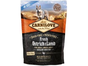 Carnilove Dog Fresh Small Breed Ostrich & Lamb 1,5 kg