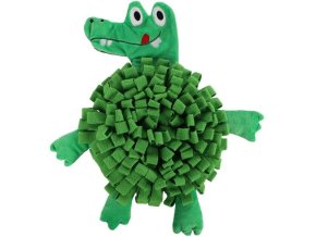 Čmuchací kobereček Krokodýl zelená Flamingo
