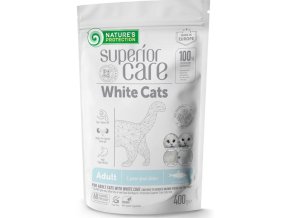 Nature's Protection Cat Dry Superior Care White Adult GF Herring 400 g