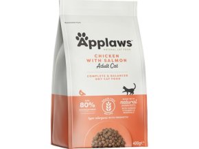 Applaws Cat Dry Adult Chicken with Salmon 400 g