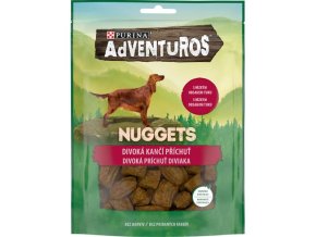 Adventuros snack dog - nugetky s kančí příchutí 90 g
