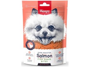 Wanpy Dog Salmon Fish Shape bites 100 g