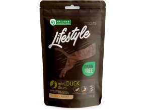 Nature's Protection Cat snack Lifestyle mini kachní plátky 75 g