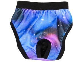 Hárací kalhotky Galaxy modré 32 cm