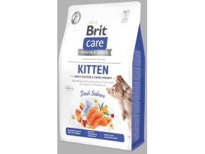Brit Care Cat Grain-Free Kitten Gentle Digestion & Strong Immunity Salmon 2 kg