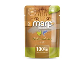 Marp Holistic Plus kapsička pro kočky - Kuře s tuňákem v želé 55g