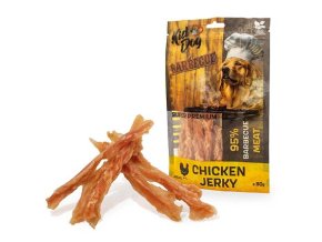 KIDDOG SUPER PREMIUM kuřecí prsa Barbecue, kroucené proužky 80 g