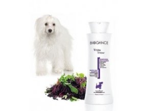 Biogance šampón pro psy a kočky s bílou a světlou srstí White Snow 250 ml