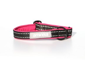 Aminela klasik obojek Sport & City 25mm/35-70cm - malinová