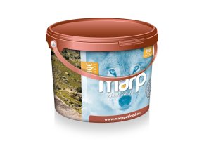 Marp kyblík na granule 4kg - hnědý