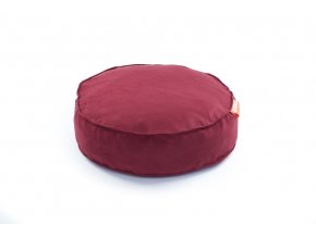 Kulatý pelíšek Aminela Full comfort 50/12cm červená